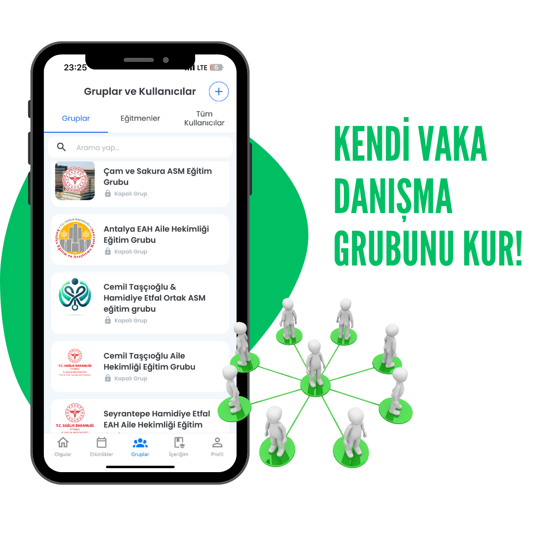 Kendi vaka danışma grubunu kur - Casemology platformunda grup oluşturma